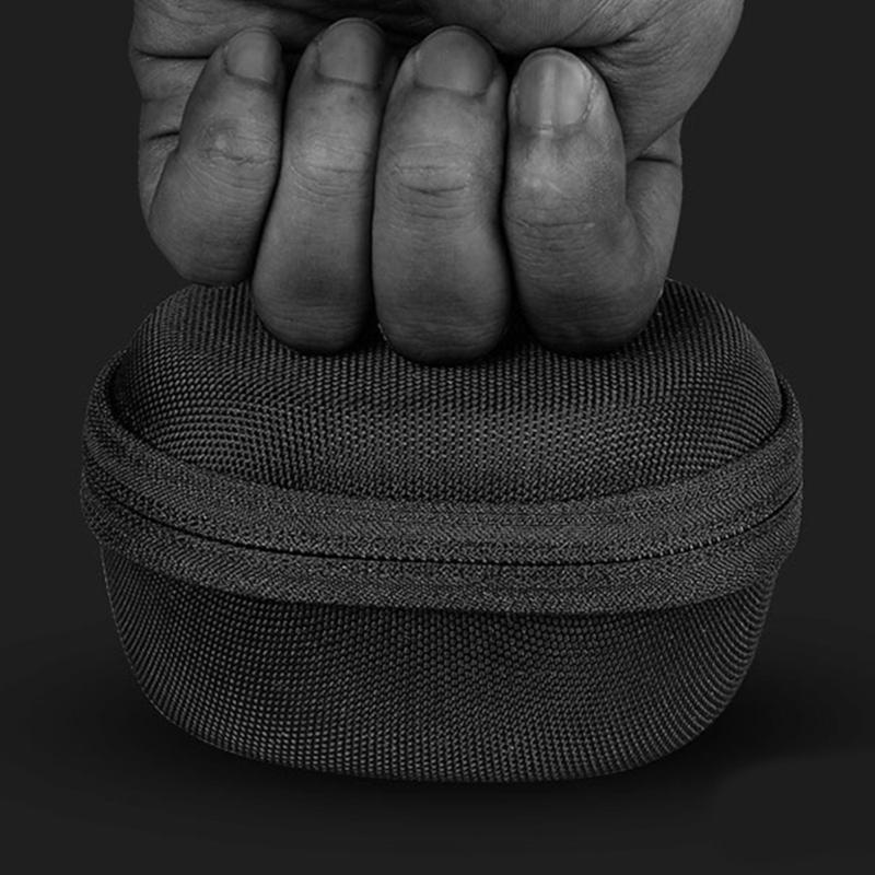 Wasserdichtes Einzeluhrenetui Tragbare Aufbewahrungsbox Organizer Stoßfestes Reißverschlussbehältnis für Smartwatch Armbanduhr