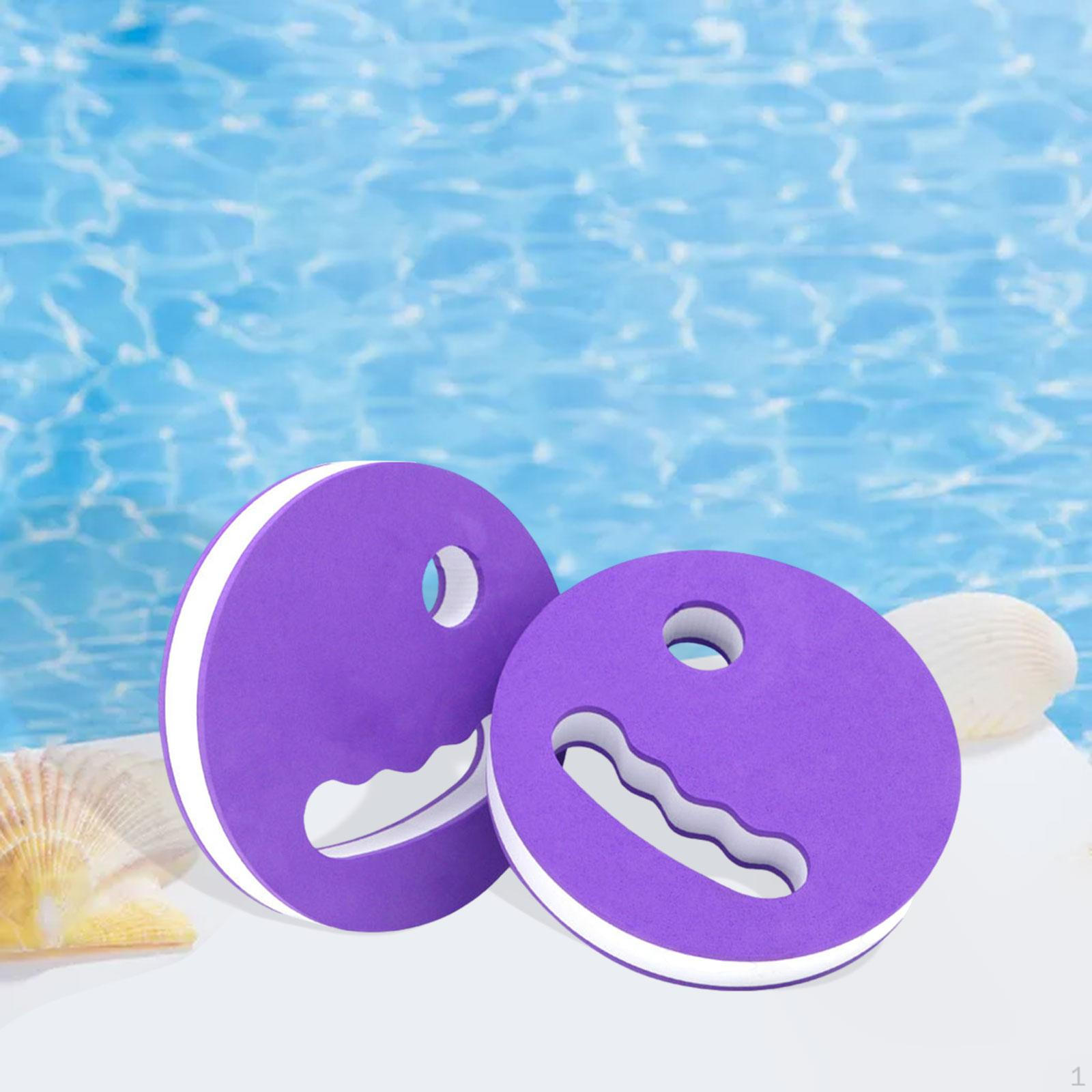 2 EVA Aquatic Exercise Discs for Adults Men Beginners фиолетовый