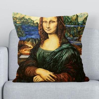 Cuscini Decorativi per Divano Federe Capolavoro Decorazioni Autunnali Copricuscino x Peluche Corto Cuscini Abbracci per Sedie Lounge