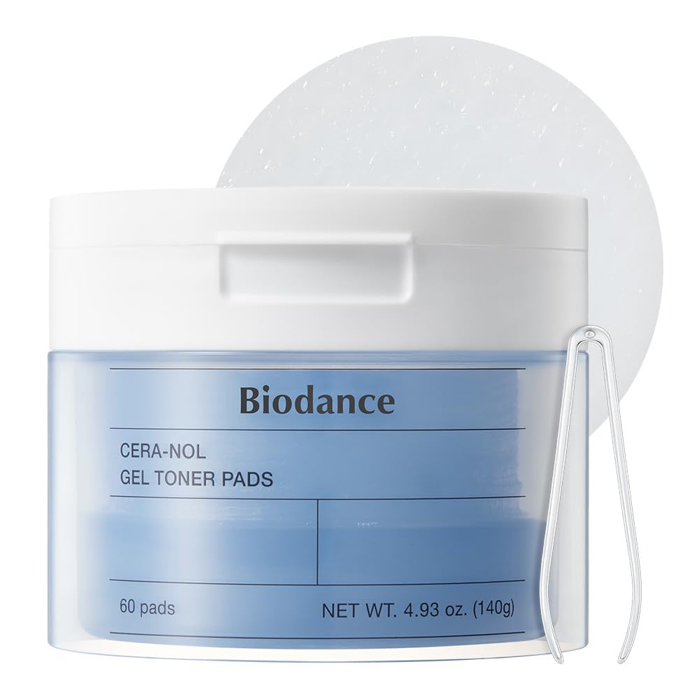 Biodance Collagen Gel Toner Pad Improves Elasticity and Gently Exfoliates Korean Skin Care 4.93 Liquid Oz (140g)*60 Tablets