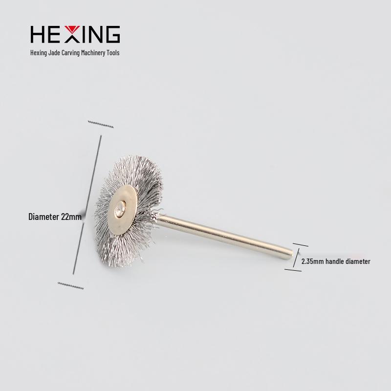 

Electric Wire Brush Wheel for Rust Removal and Polishing - Steel, Copper, and Antique Brush Options