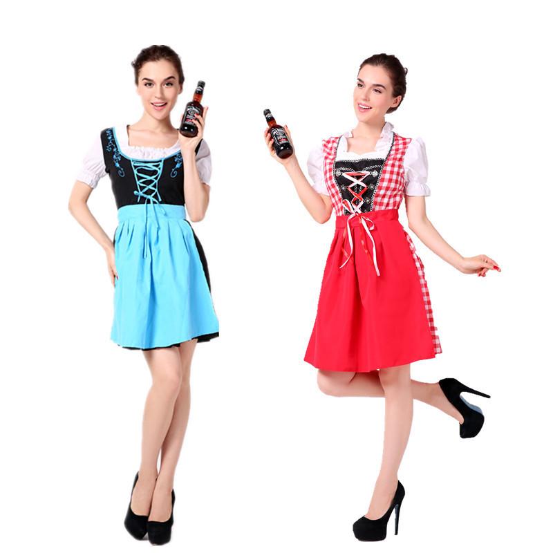 Halloween German National Bavarian Beer Festival Costume Dingdong Beer Costume Maid Maid Costume Show Costume