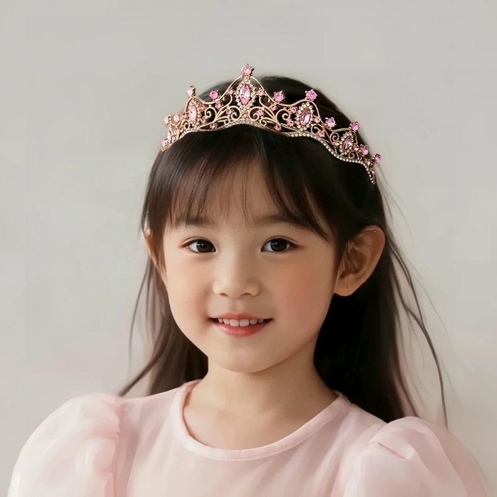 Luxury Crystal Crown Rhinestone Queen Princess Tiara Bridal Crown  Hair Dress Accessories