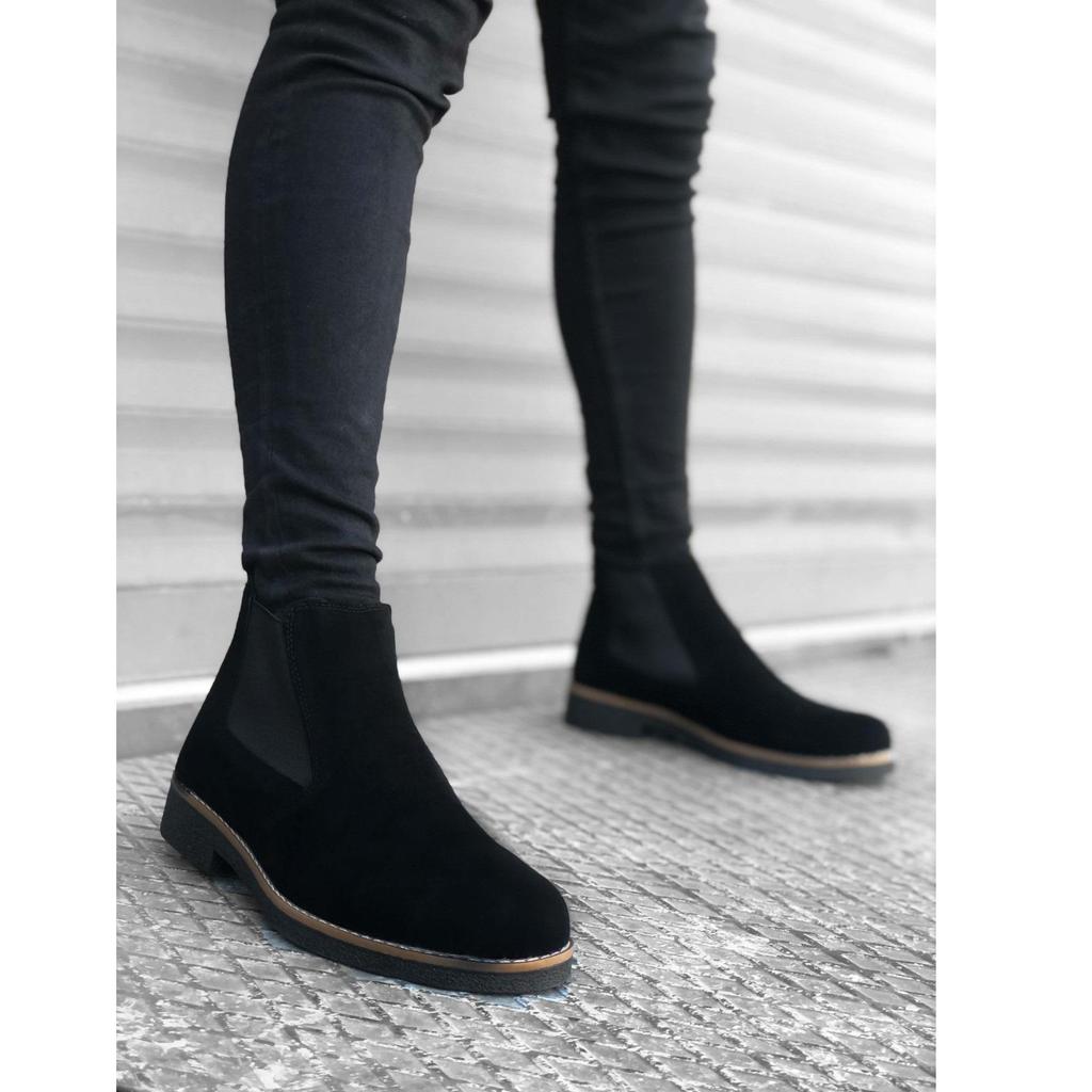 Botas Chelsea de gamuza para hombre, botines, novedad de 2022, primavera  otoño, botas para hombre, zapatos informales para hombre, botas para hombre,  zapatos de moda, zapatos para hombre comprar a buen precio —