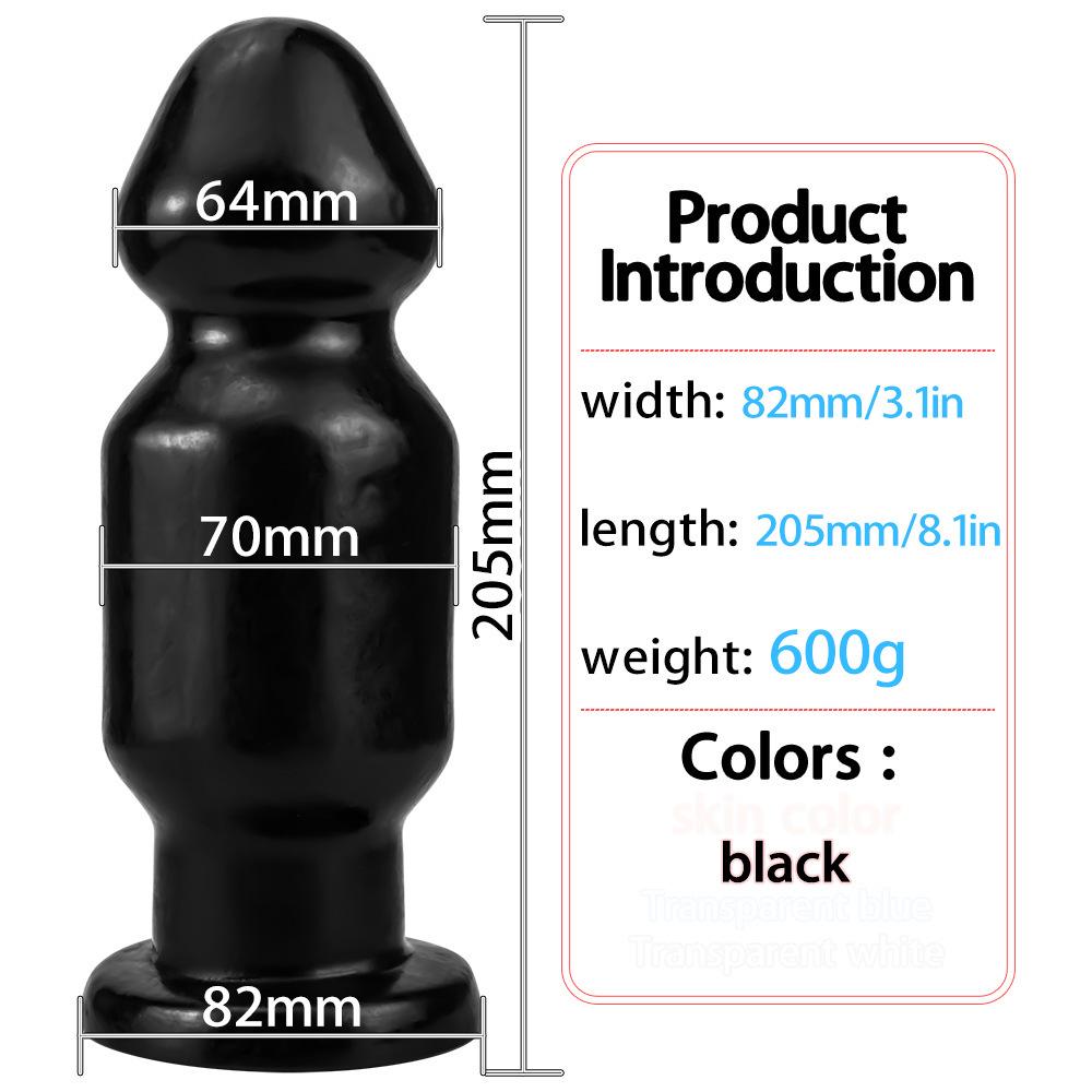 Extra-Large Anal Dilator: 9-Model Collection for Gay Fisting, Thickened PVC