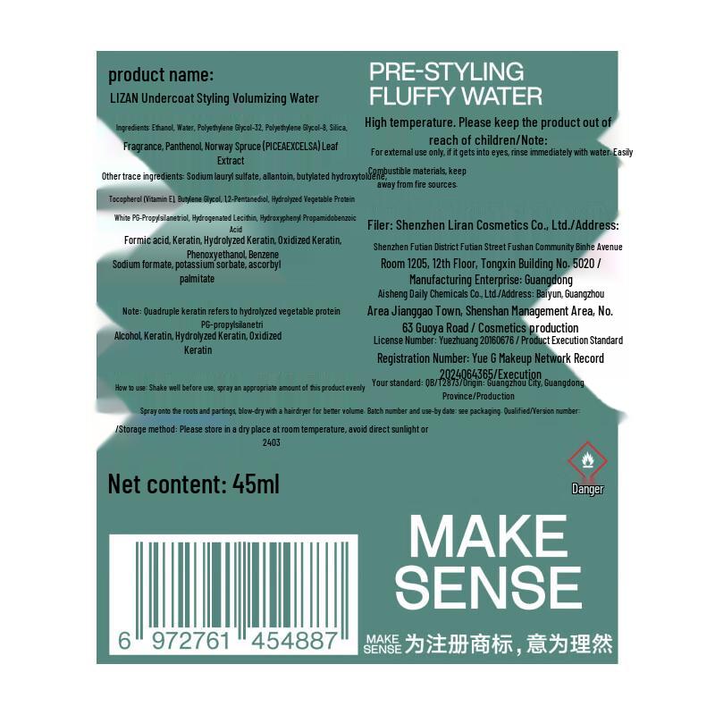 LIRAN Hair Volumizing Pre-Styling Spray