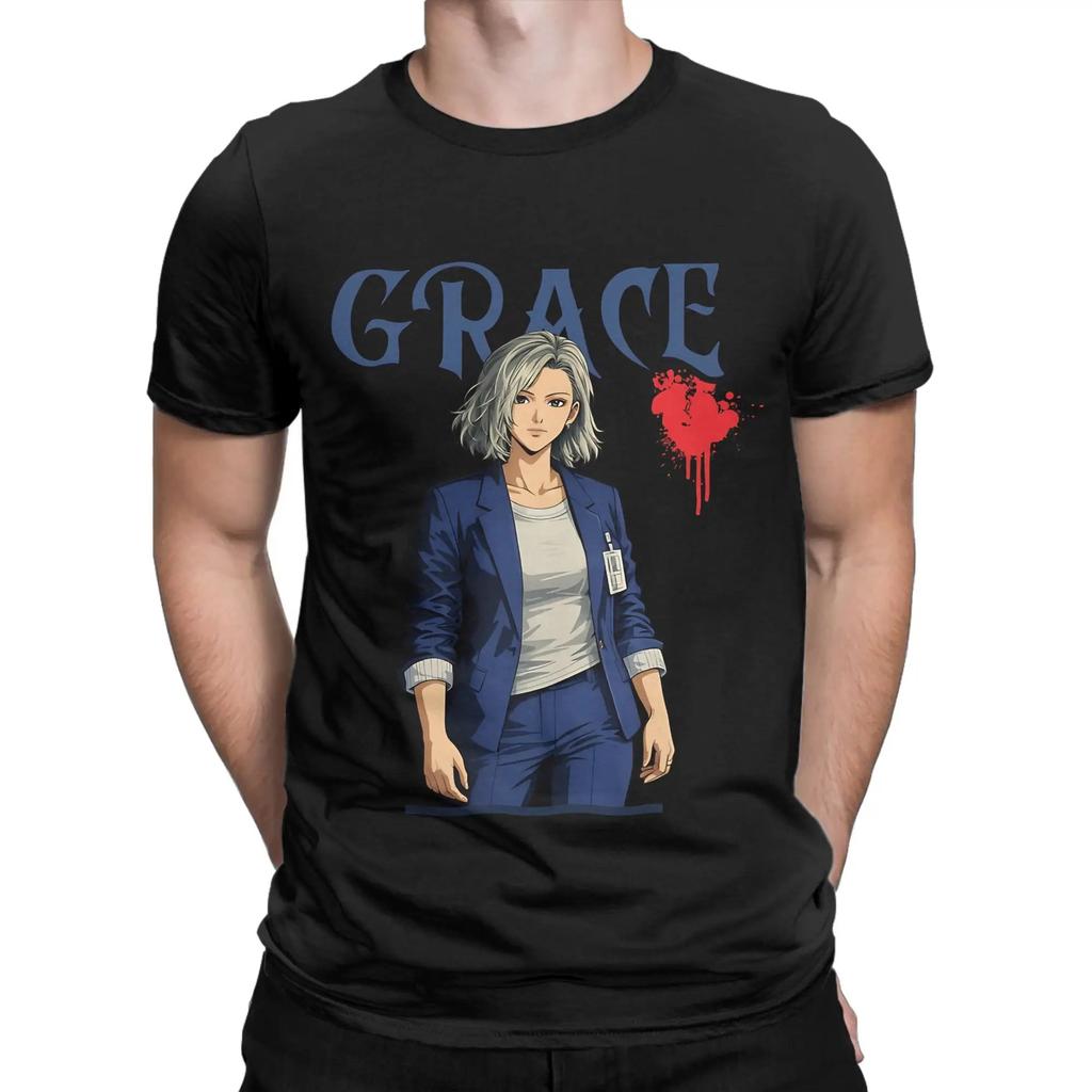 Unisex Leon S Kennedy Resident Evil 9 Requiem Printed TShirt Pure Cotton Clothing Women And Men Comfortable Tshirts