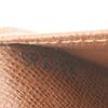 LOUIS VUITTON Porto Monevier Cartes Crdit Bi-Fold Wallet M61652 Double Sided Brown Monogram canvas unisex Used