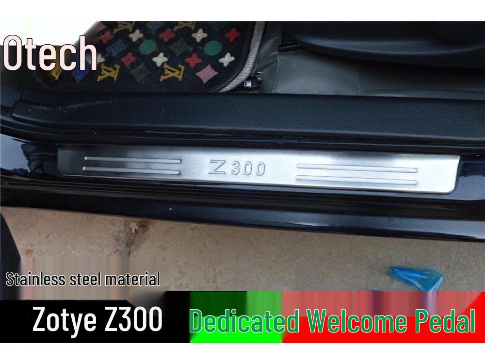 

Комплект Otai Trim & Guard для Zotye Z300: Пороги, Внутренняя/Внешняя отделка, Накладки на педали, Защита заднего бампера. 4-piece Exterior Sill Strips Set
