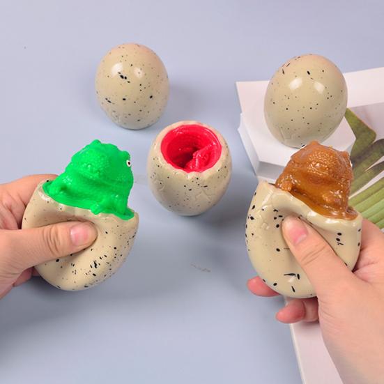 Dinosaur Egg Klem Leke Sakte Rebound Stress Angst Relief Barn Tenåringer Voksne Stretch Dino Egg Squishes Sensory Fidget Toy