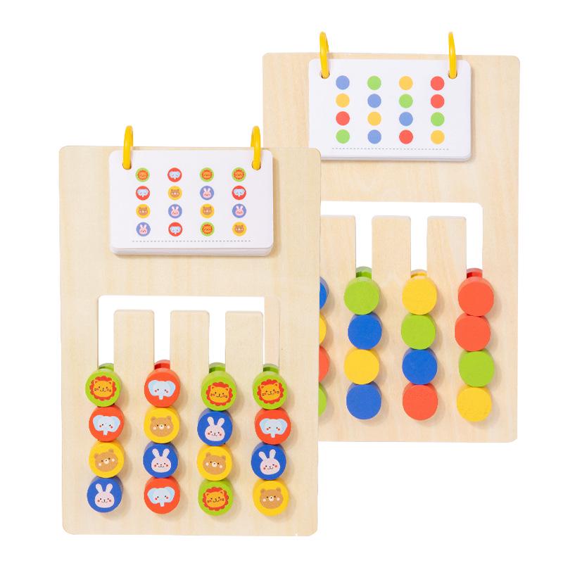 Four-Color Educational Game for Kids: Enhance Shape Recognition and Logical Thinking
