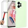 Vāciņš - Xiaomi - Redmi Note 12 4G - Triecienizturīgs silikons - Matēti zaļš - Plāns