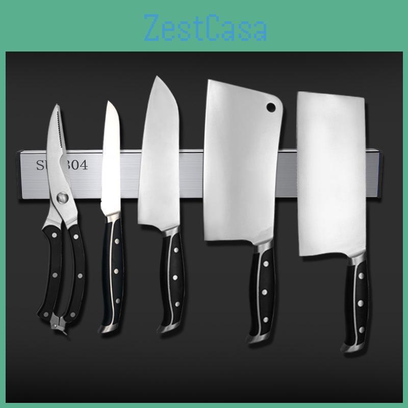 Steel Wallmounted 304 Stainless Magnetic Knife Rack Punchfree Installation