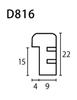 Picture Frame D816 Small Full Size Dimensions Oak Color Larson-Juhl (Inner 660x510mm)