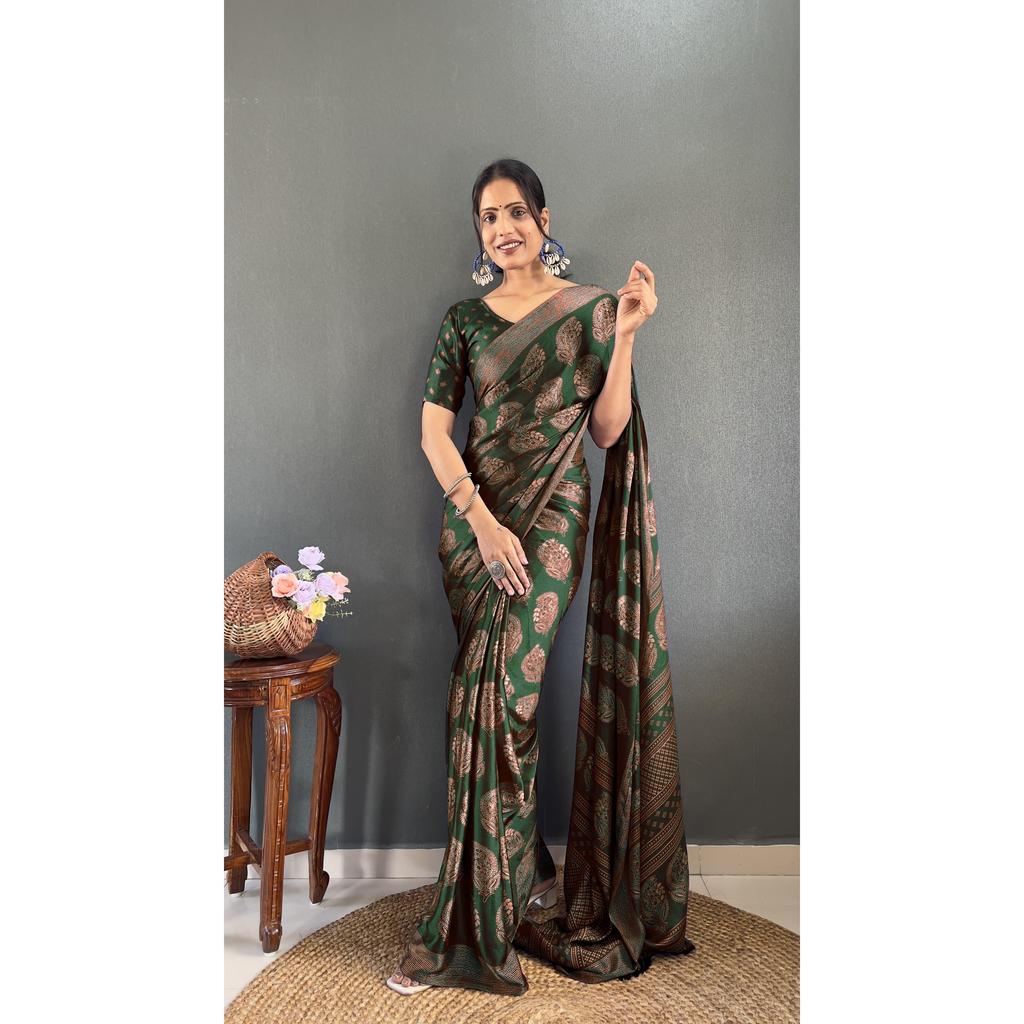 Very Easy Wearable Saree In Just 60 Seconds