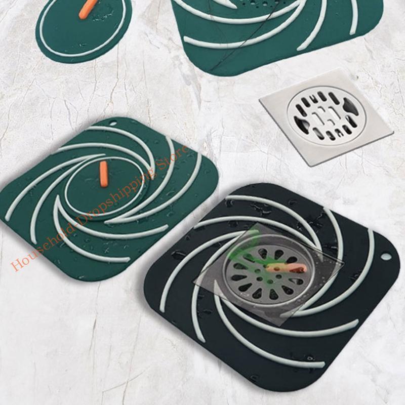 85AD Multiple Functional Soaking Pool Sewer Lid Cover Impermeable Odor Control Standard 4pcs