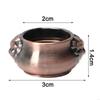 62KD Copper Mini Lion Ear Incense Coil for Burner Censer Pot Vintage