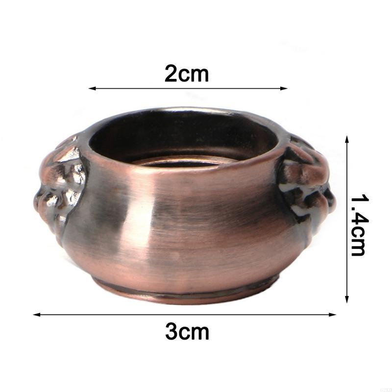 62KD Copper Mini Lion Ear Incense Coil for Burner Censer Pot Vintage