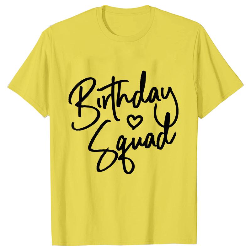 Damenkleidung Kurzarm Print T-Shirts Geburtstagsteam Grafik Reise Damen Oberteile T-Shirt Tee T-Shirt Beste Freunde T-Shirts