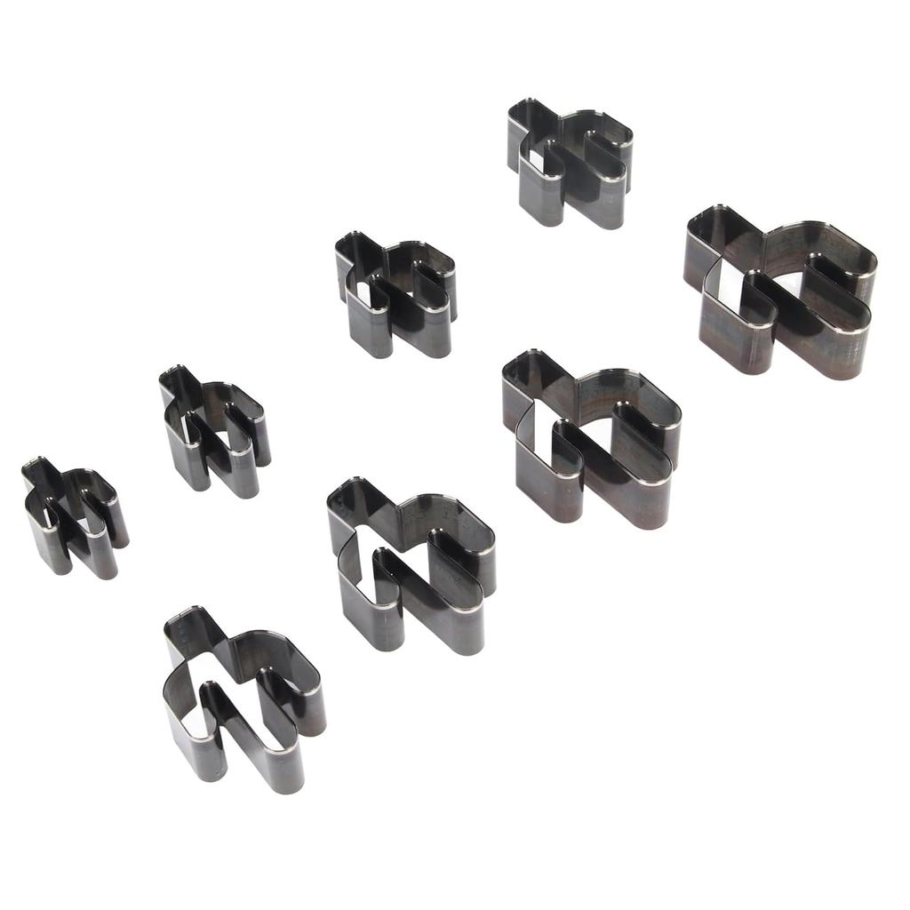 Leather Cutting Dies 8pcs, High Carbon Steel Cactus Shaped Punching Tool Metal Leather Craft DIY Cutting Mold for Leather Crafts and Other Art