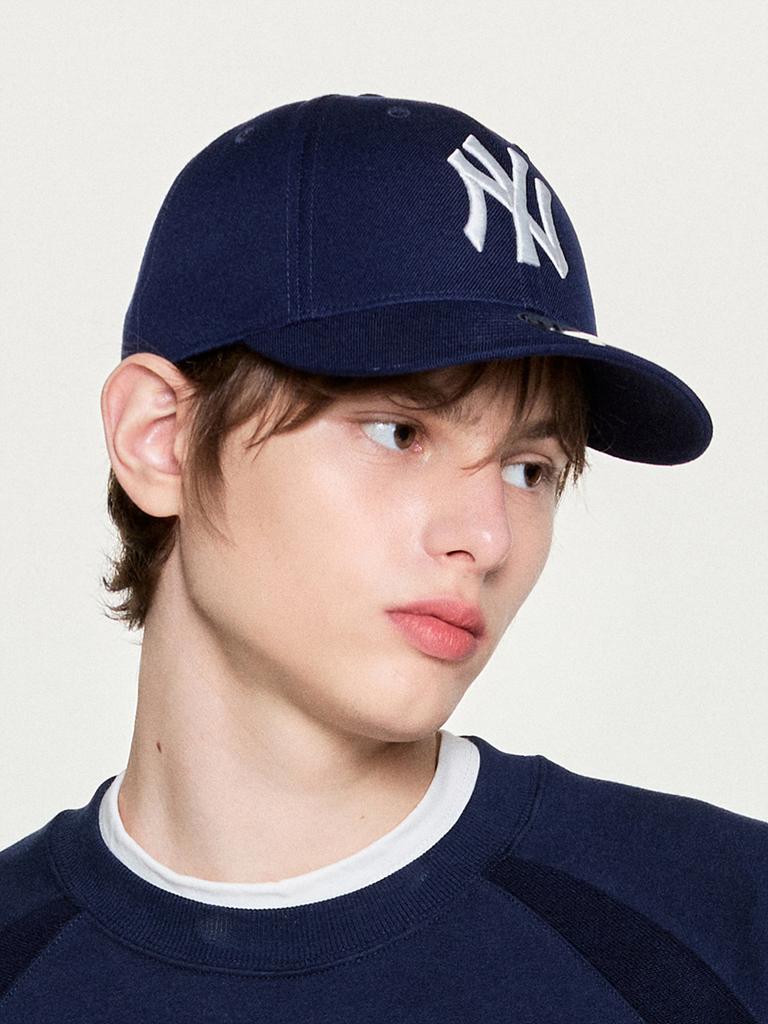 Emelbi Signature Structured Ball Cap Ny (Navy)