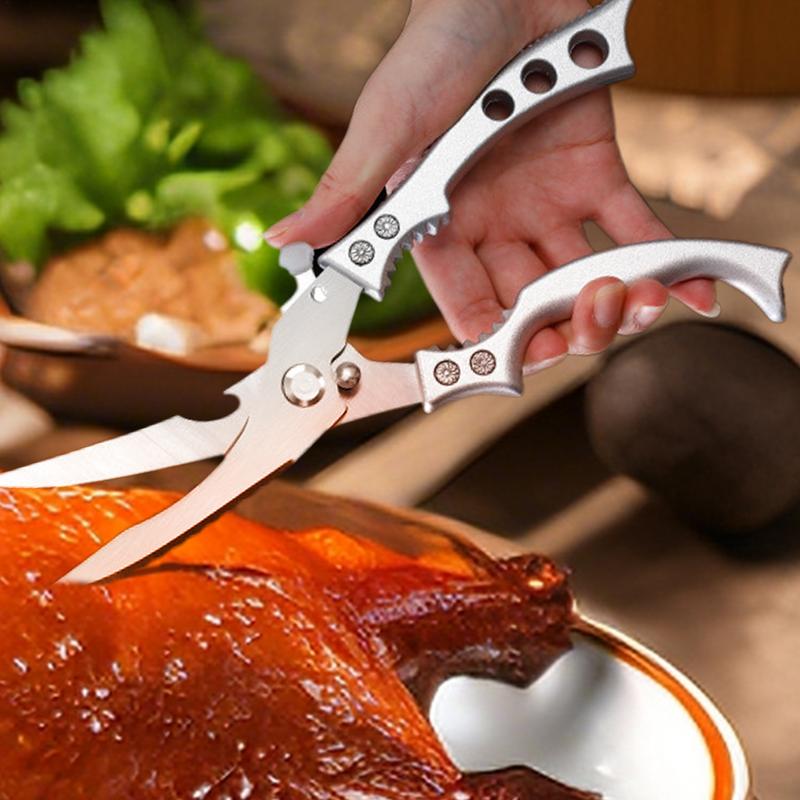

Heavy Duty Kitchen Shears Multipurpose Kitchen Scissors Poultry Shear with Aluminum Handle Professional Kitchen Shears with CHINA