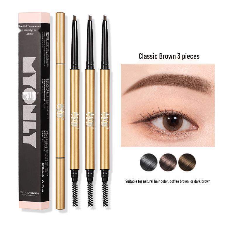 Maiolee Little Gold Dual-Ended Ultra-Fine Smudge-Proof Eyebrow Pencil