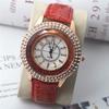 Fashion Ladies Rhinestone Quartz Watches Leather Strap Quicksand Crystal Casual Wrist Watch