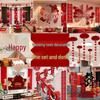 Complete Wedding Room Decoration Set for Bride and Groom's Bedroom and Living Room
