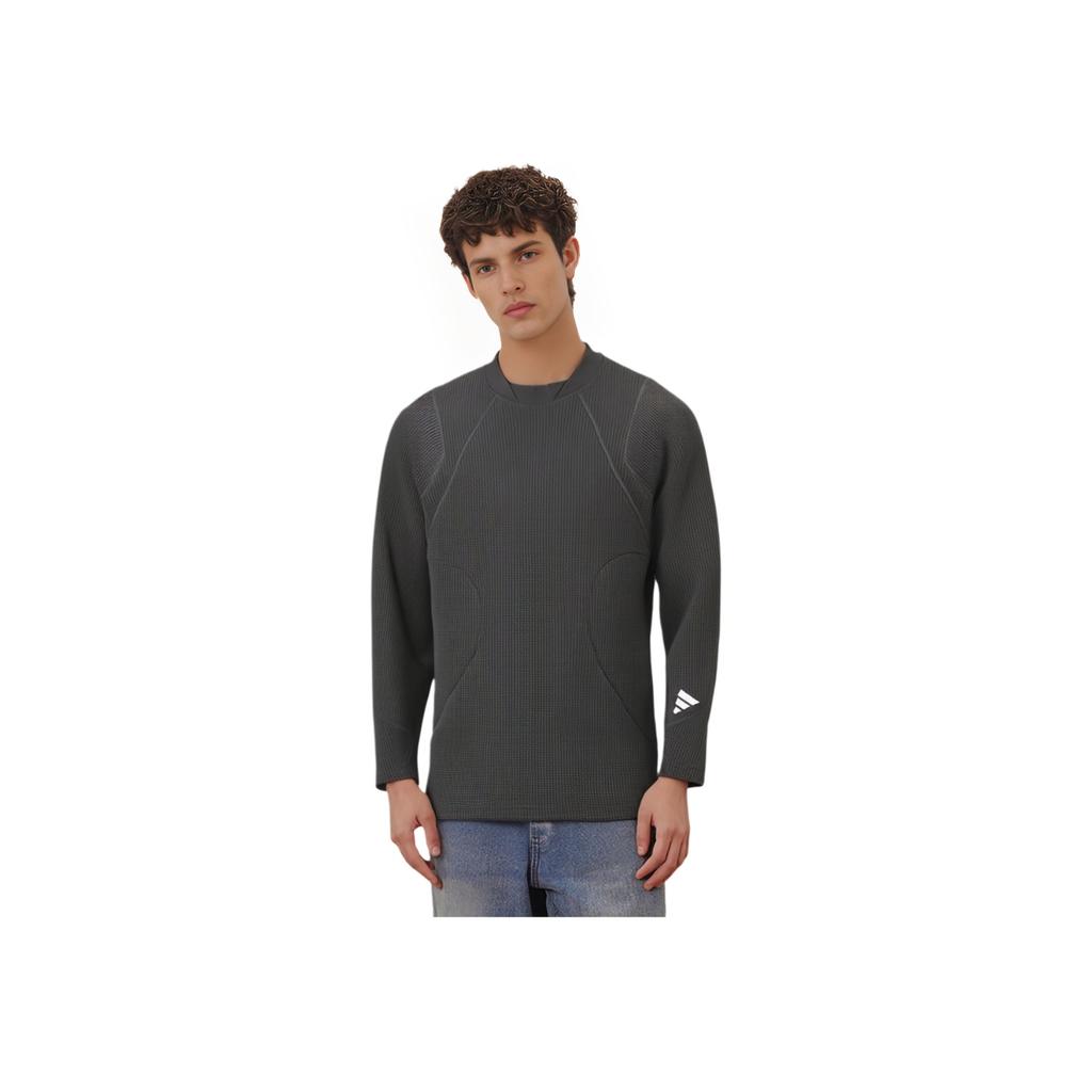 adidas Fustl Long Sleeve T-Shirt Men Tops Carbon-Black JM8609