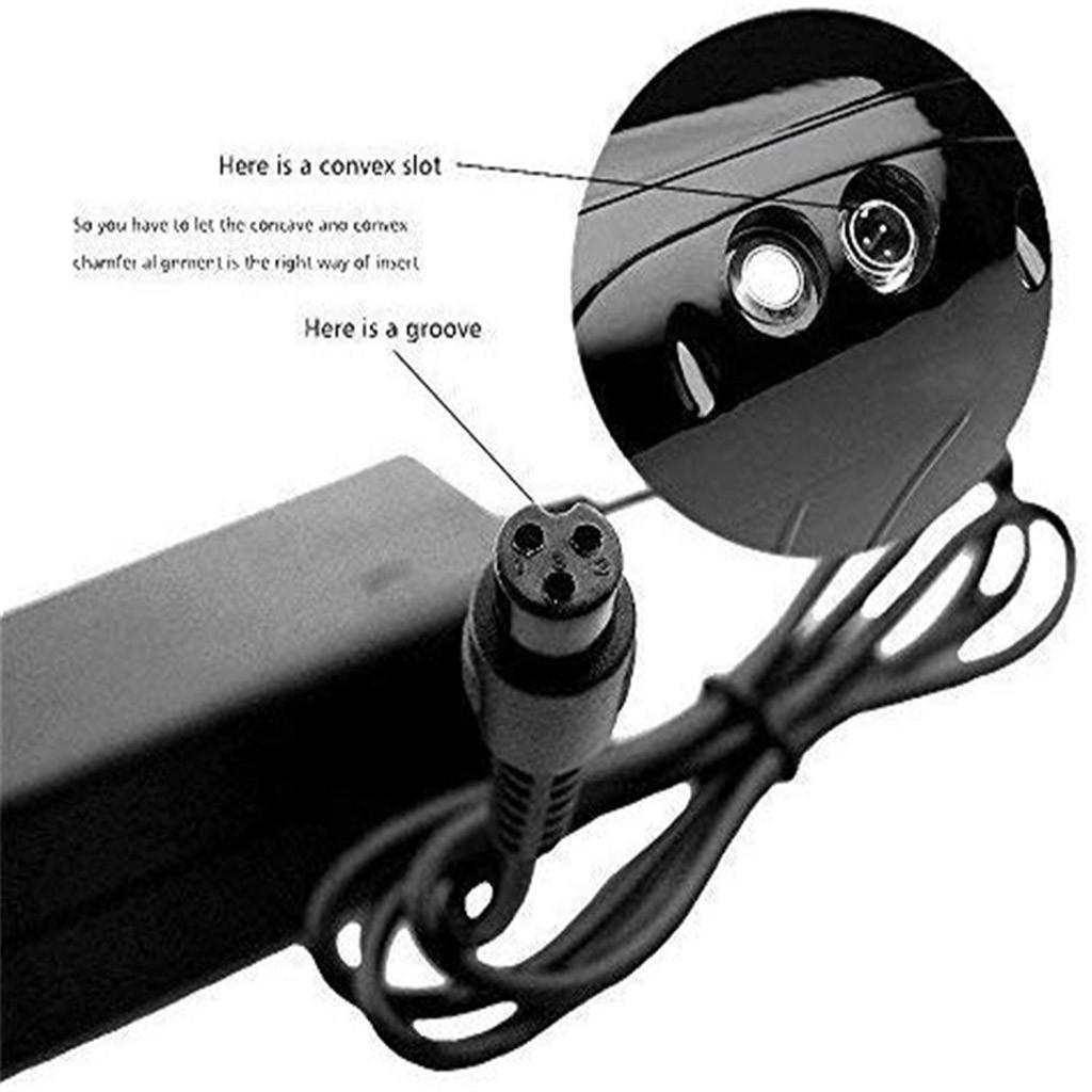 Caricabatterie 42V 1.5A Per Hoverboard E Scooter Equilibrio – AUGALA Adattatore Nero