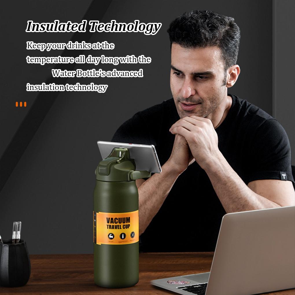 Water Bottle Elegant Leak-proof Lid Portable Size Coldest Water Bottle With Handle Durable