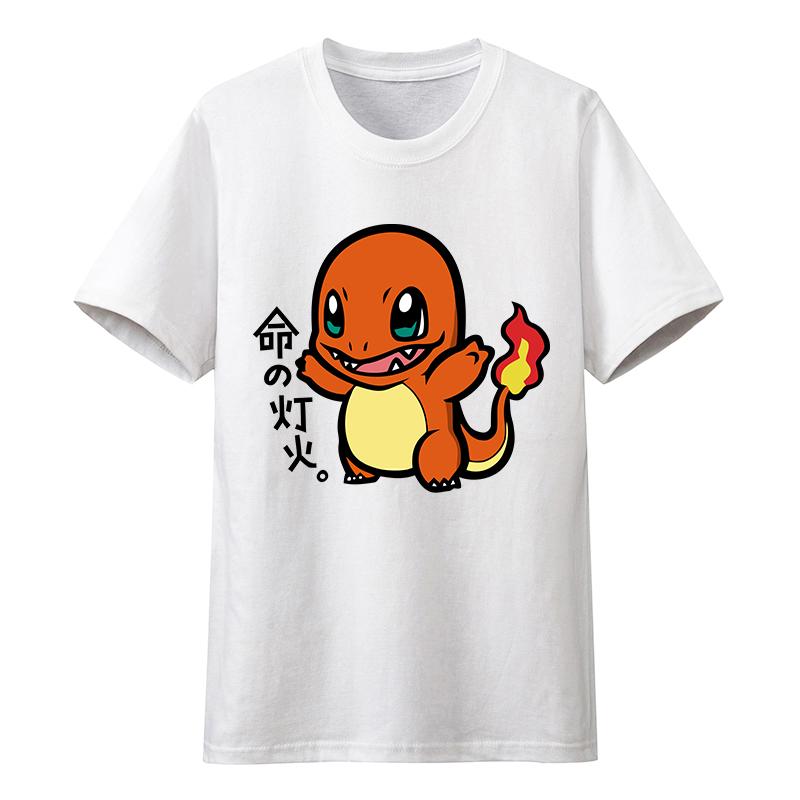 

pokemon Tshirt collaboration shortsleeved Pikachu male and female Fire Dragon Pokemon pet clothing S