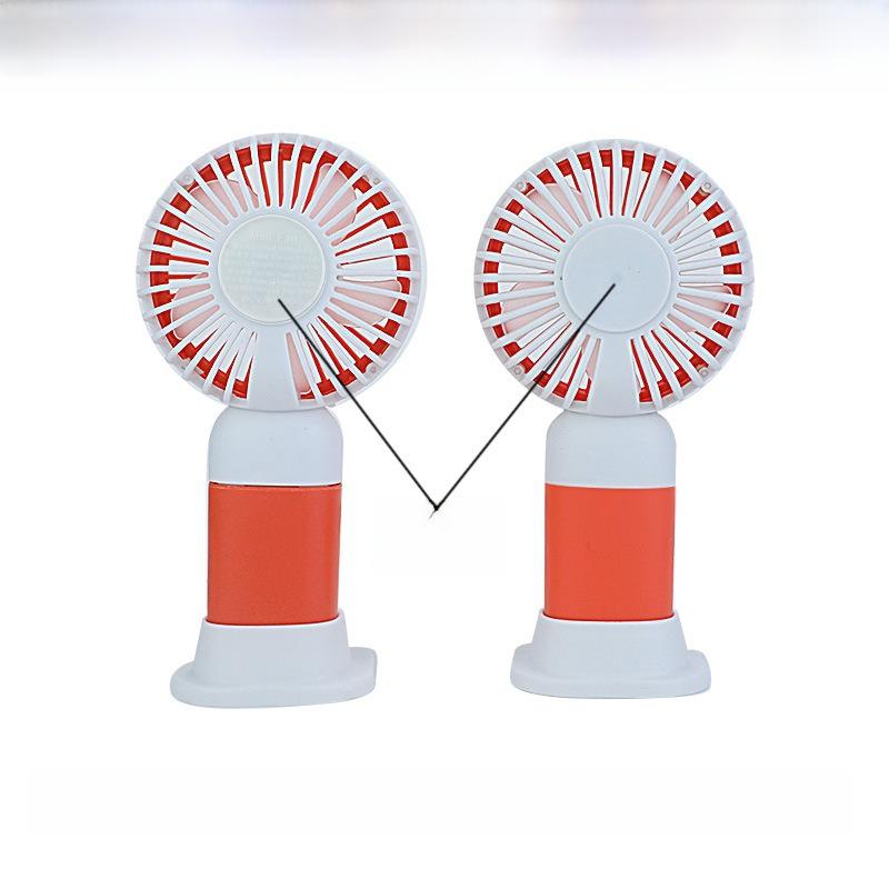 Portable USB Rechargeable Floral Fan for Kids - Handheld/Desk Use