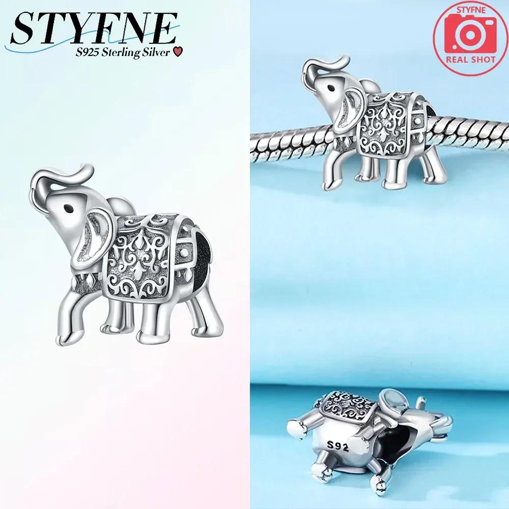 Animal Series Copper Elephant Charm Fit Diy Bracelet Necklace Interesting Zoo Souvenirs Diy Gift Jewelry Making