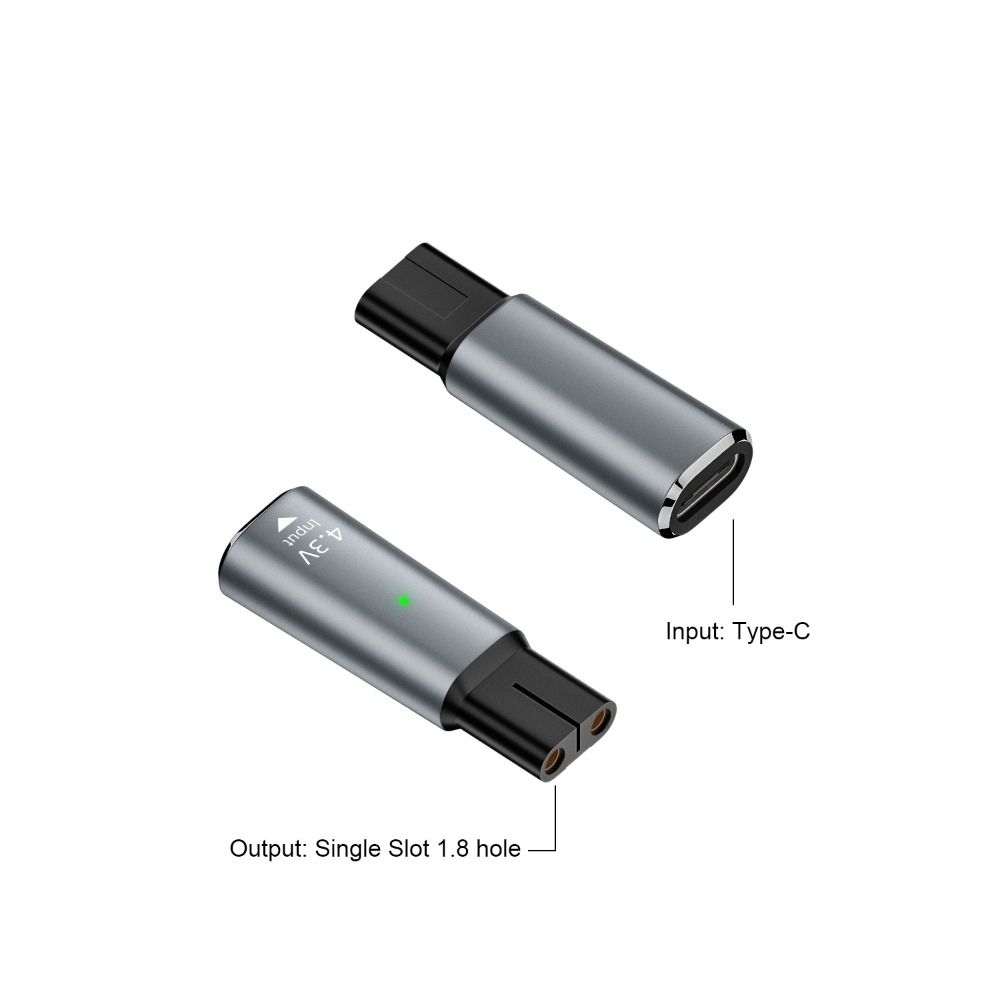 4.3V/5V/8V/15V Shaver Type-C Charging Converter Indicator Light Charge Connector for Philips