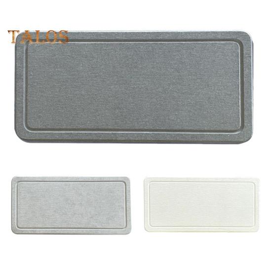 2Pcs Water Absorbing Stone Tray Quick Drying Diatomite Sink Coasters Anti-Slip Kitchen Sponge Holder Bathroom Vanity Trays