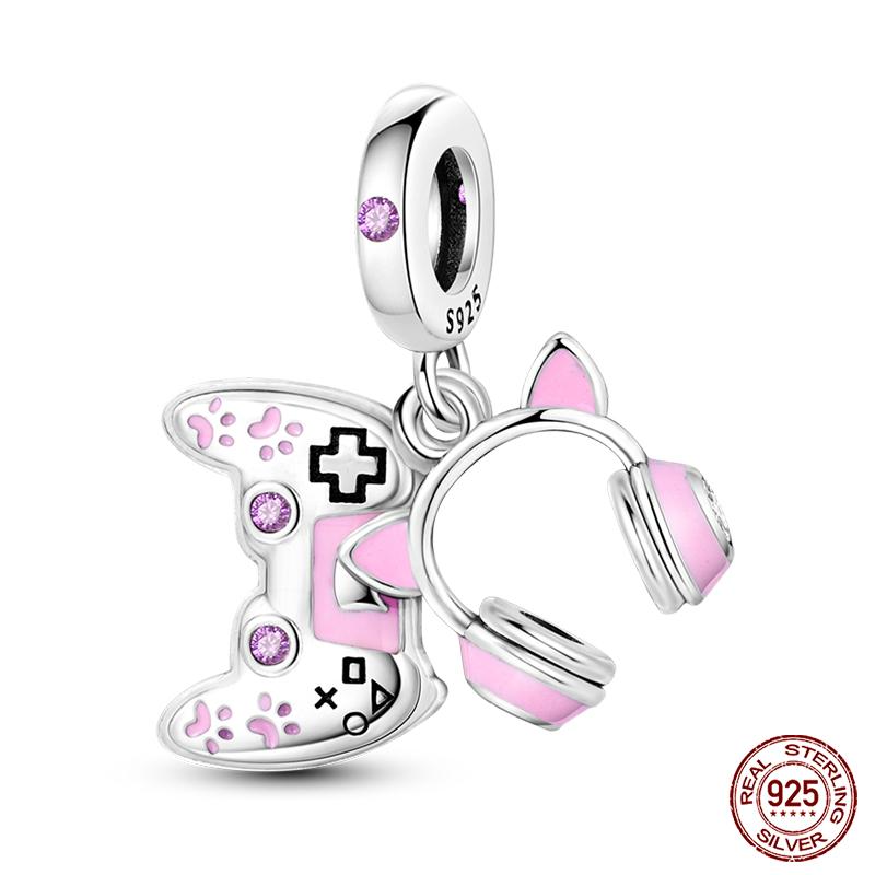 Fit Qikaola Original Bracelet Fashion Bee Astronaut Eiffel Tower Copper Charms Beads Fine Diy Birthday Jewelry For Women