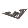 10pcs Antique Bronze Flat Angle Edge Guard Metal Wood Box Corner  Furniture Hardware