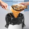 Black Vest-style Garbage Bags, Medium To Large Size, Extra Thick, Large Handle, Household Kitchen Plastic Garbage Bags