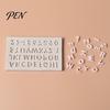 Easy Release Pudding Molds Alphabet Number Silicone Mold for Cake Decorating, Mini Letters 0-9 Fondant Baking Tool, Nonstick Desserts Flexible