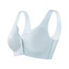 Girls' Underwear Front Button Bra Without Steel Ring Gathering Anti Sagging Mom Underwear Middle-aged Mom Style Front Opening Button