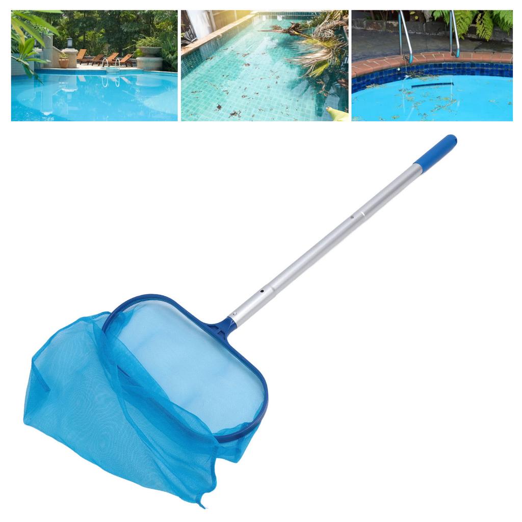 Pool Skimmer Net Length   Swimming Pool Cleaning Net Professional Easy Assembly Pool Leaf Skimmer Net for Pond Fountains