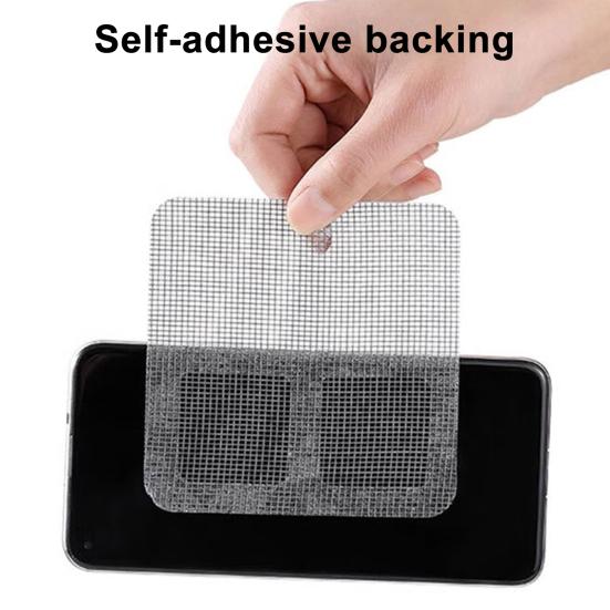 Disposable Mesh Hair Catcher Sticker 4"x4" Bathroom Shower Drain Cover Hair Trap Easy Installation Sink Strainer