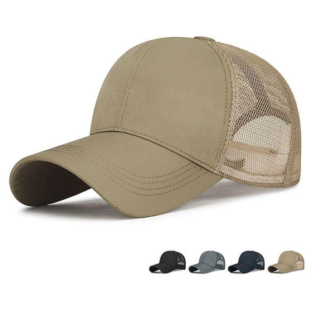 Adjustable Quick-Drying Hat Sun Protection Baseball Cap Fashion Travel Sports Hat  For Women Men