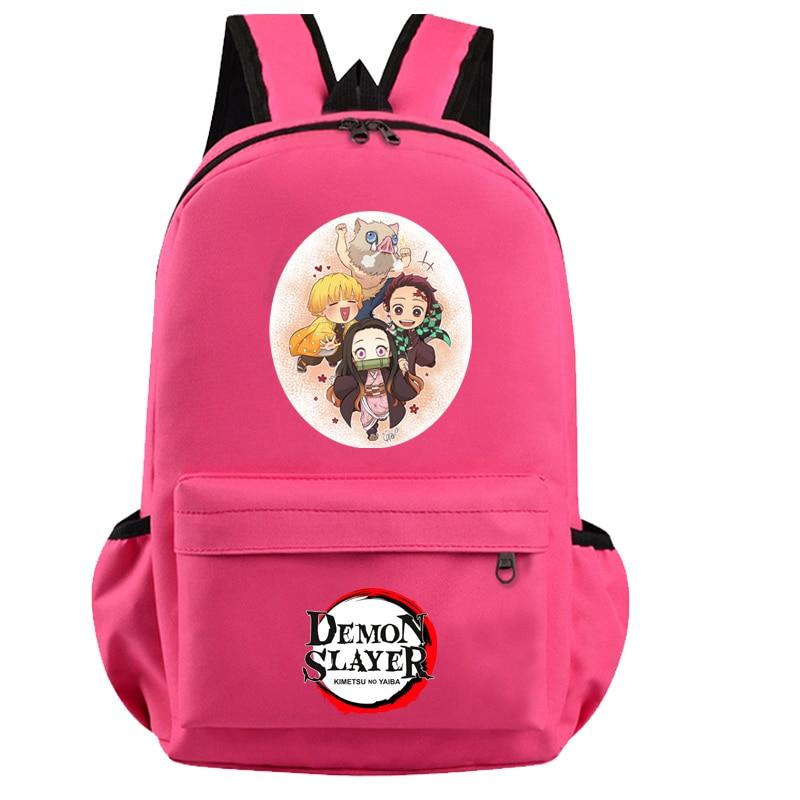Anime Printing Laptop Bagpack Back To School Bokväska Tonårsryggsäck Unisex Mochilas tecknad ryggsäck Skolväskor för pojkeflicka