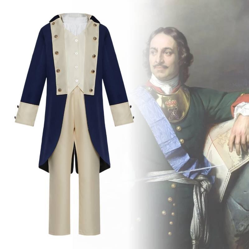 Kids President Steampunk Cosplay Costume Soft Fabric Retro Uniform For Boys