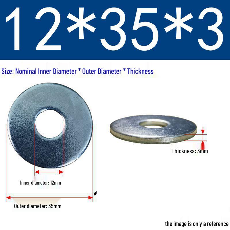 Galvanized Flat Metal Washer Spacer M3-M60