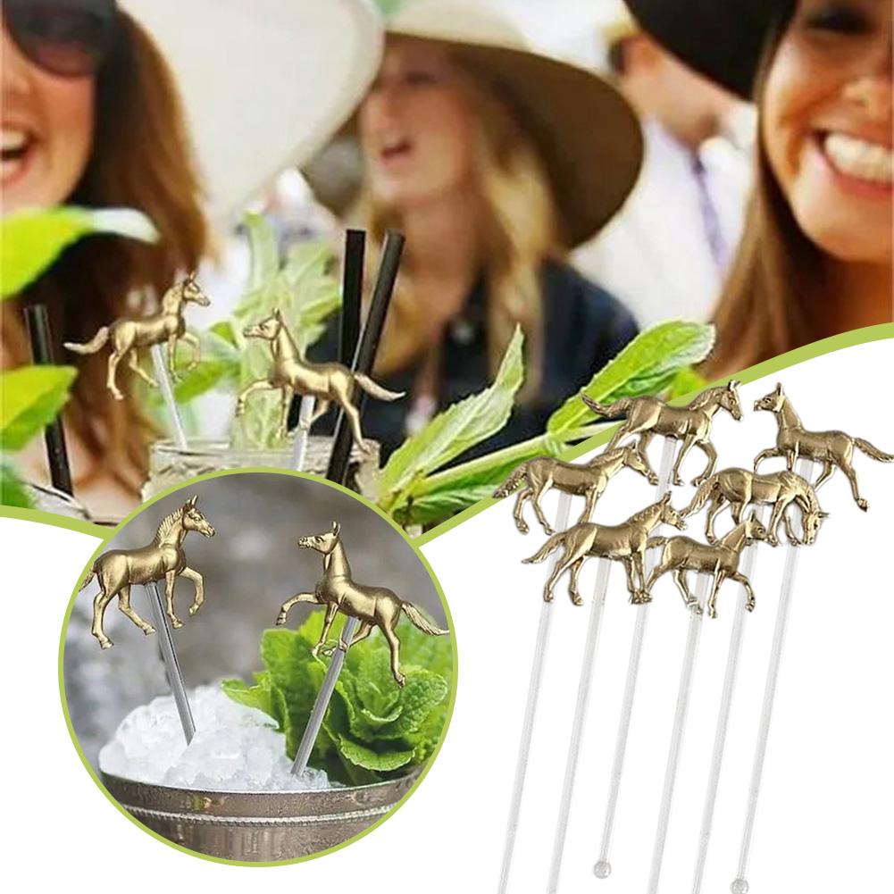 Drink Stirrers With Horse Shape Easy Cleaning Swizzle Sticks For Equestrian Events