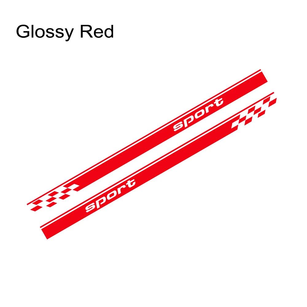 Car Side Door Sticker Vinyl Decal Sport Racing Stripes Graphics Accessories For Volkswagen Up Hatchback Eco VW Cross up Mii